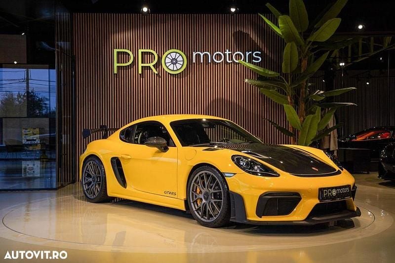 Culoaregalbeuriu Utilizat 2023 Porsche 718 Cayman GT4 Coupe | 160.800 EUR - Imagine 1/4