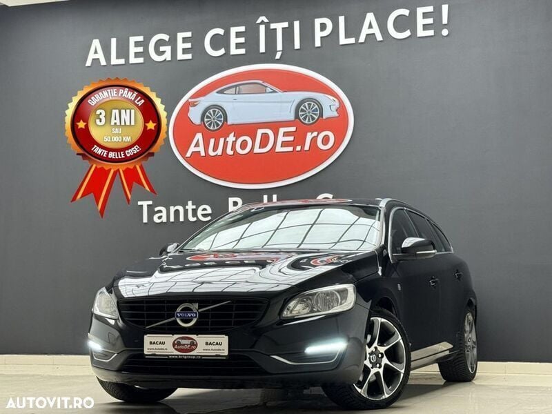Negru Utilizat 2016 Volvo V60 Break | 8.990 EUR (Preț bun) - Imagine 1/4
