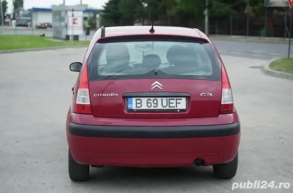Second-hand Citroën C3 60 CP (44 kW) 2007 Rosu Hatchback