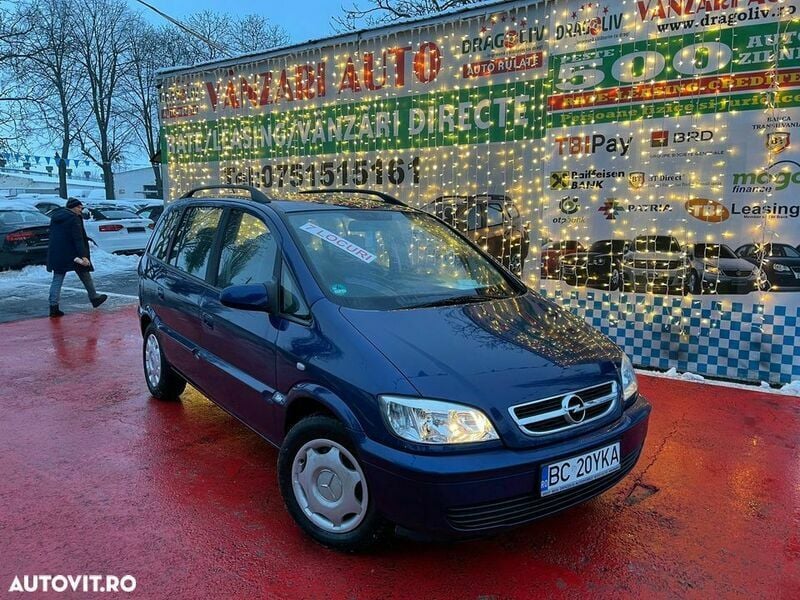 Albastru Utilizat 2005 Opel Zafira Monovolum | 1.999 EUR (Preț bun) - Imagine 1/4