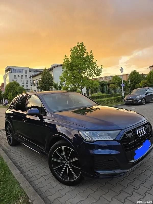 Second-hand Audi Q7 S-Line 231 CP (169 kW) 2020 Albastru SUV