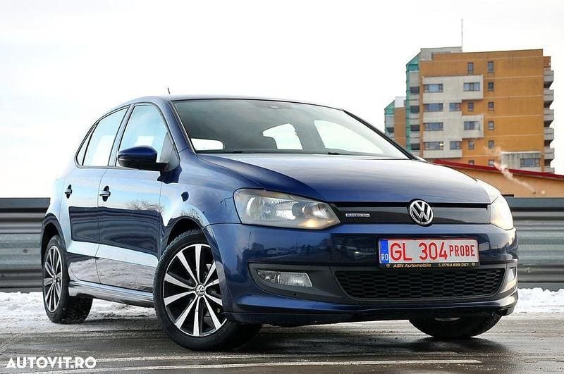 Second-hand VW Polo 75 CP (55 kW) 2012 Culoarealbastru Hatchback