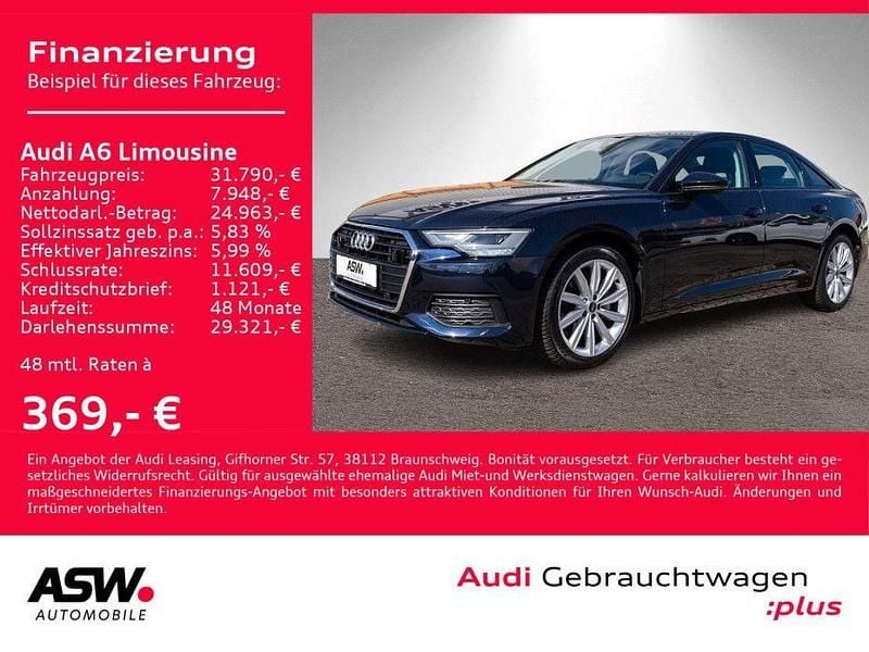 Utilizat 2022 Audi A6 | 34.328 EUR (Preț bun) - Imagine 1/1