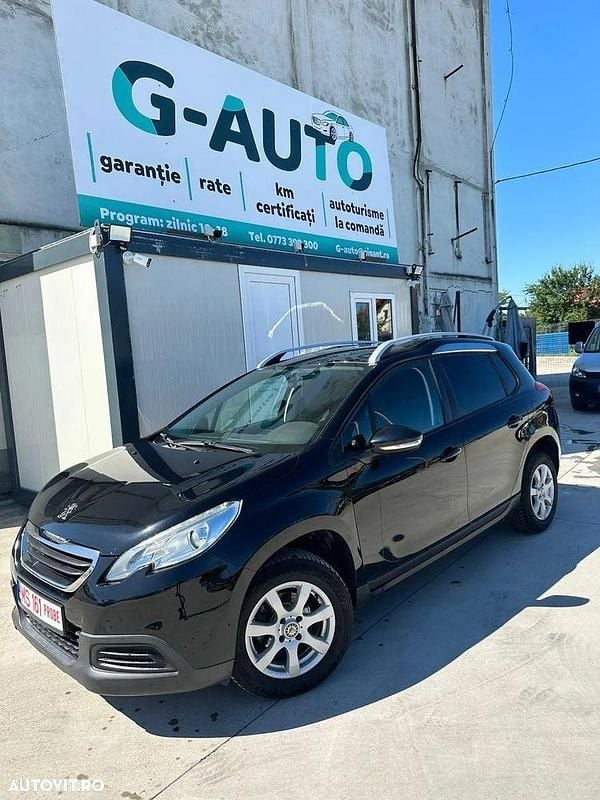 Negru Utilizat 2015 Peugeot 2008 Access SUV | 6.300 EUR (Scump) - Imagine 1/4