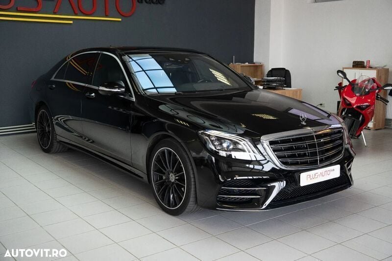 Negru Utilizat 2020 Mercedes S400 Berlinǎ | 60.997 EUR (Preț OK) - Imagine 1/4