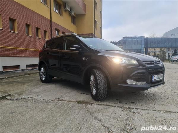 Negru Utilizat 2014 Ford Kuga SUV | 15.200 EUR (Scump) - Imagine 1/4