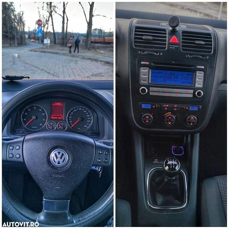 Second-hand VW Jetta Comfortline 102 CP (75 kW) 2008 Culoarerosu Berlinǎ