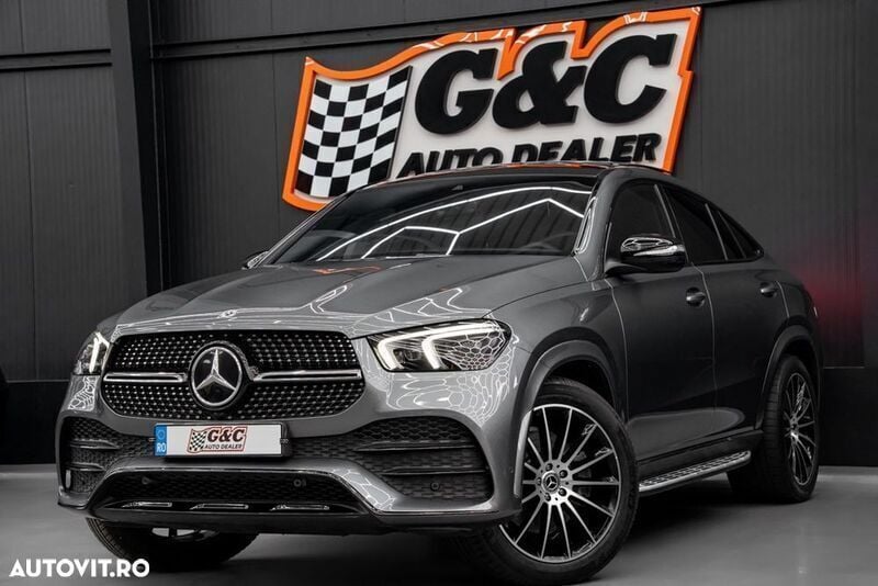 Gri Utilizat 2021 Mercedes GLE350 Coupe | 64.000 EUR (Preț bun) - Imagine 1/4
