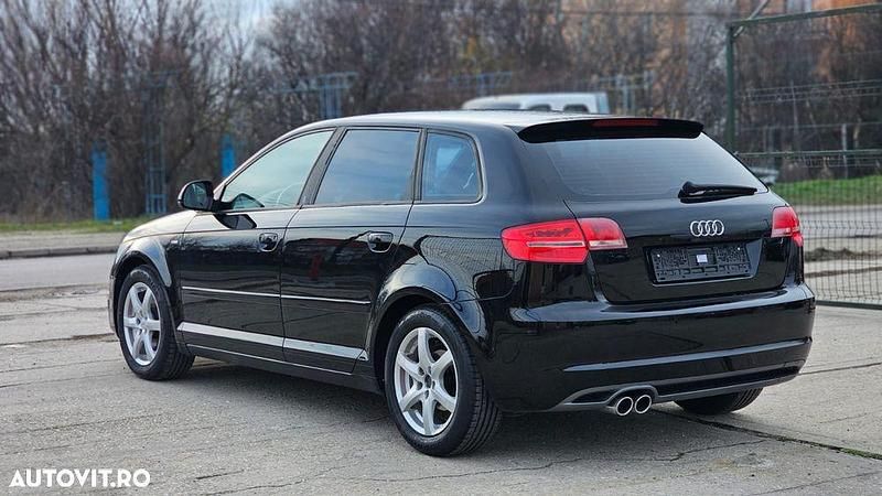Second-hand Audi A3 S-Line 125 CP (91 kW) 2009 Culoarenegru Hatchback