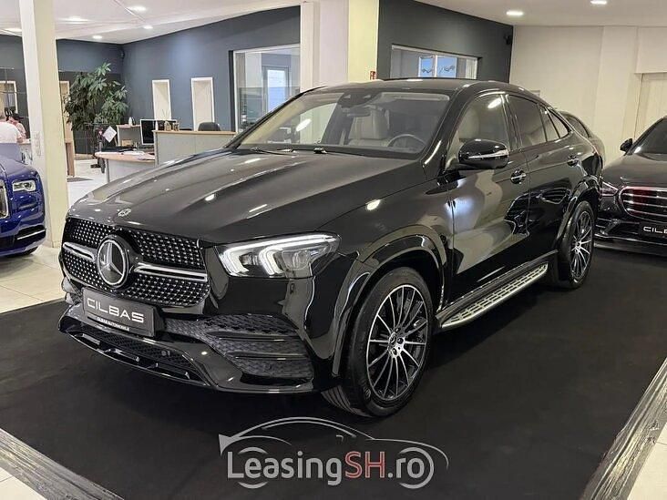 Negru Utilizat 2021 Mercedes GLE400 AMG line Coupe | 79.659 EUR (Preț bun) - Imagine 1/4