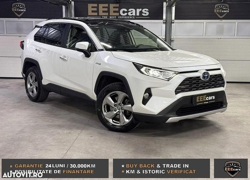 Alb Utilizat 2021 Toyota RAV4 Hybrid Luxury SUV | 29.890 EUR (Puțin scump) - Imagine 1/4