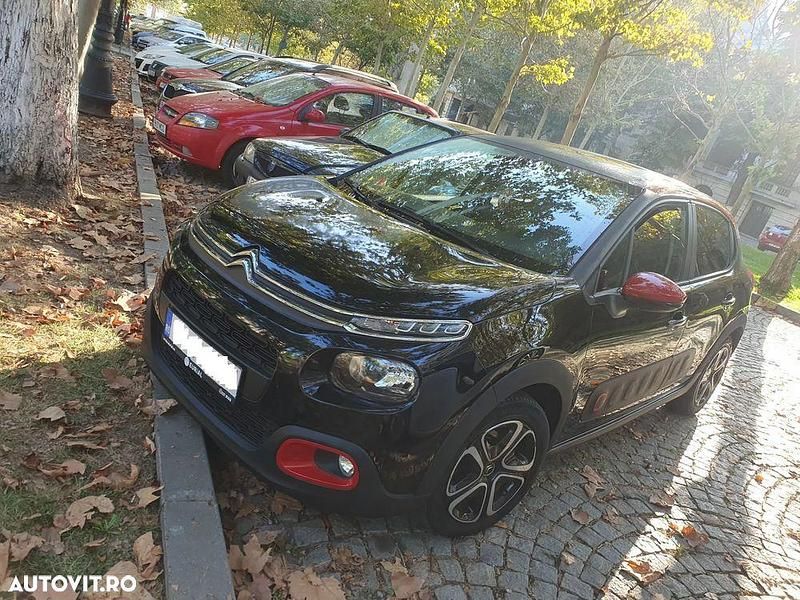 Culoarenegru Utilizat 2018 Citroën C3 Feel | 6.999 EUR (Preț OK) - Imagine 1/4