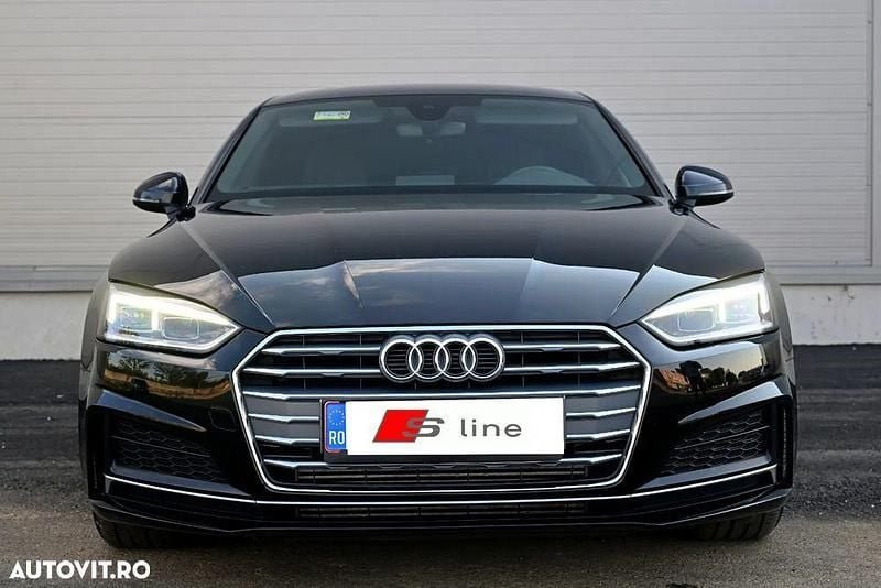Negru Utilizat 2020 Audi A5 Sportback S-Line Coupe | 21.800 EUR (Super Preț) - Imagine 1/4
