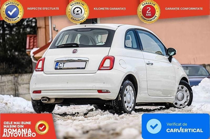 Second-hand Fiat 500 69 CP (50 kW) 2019 Culoarealb