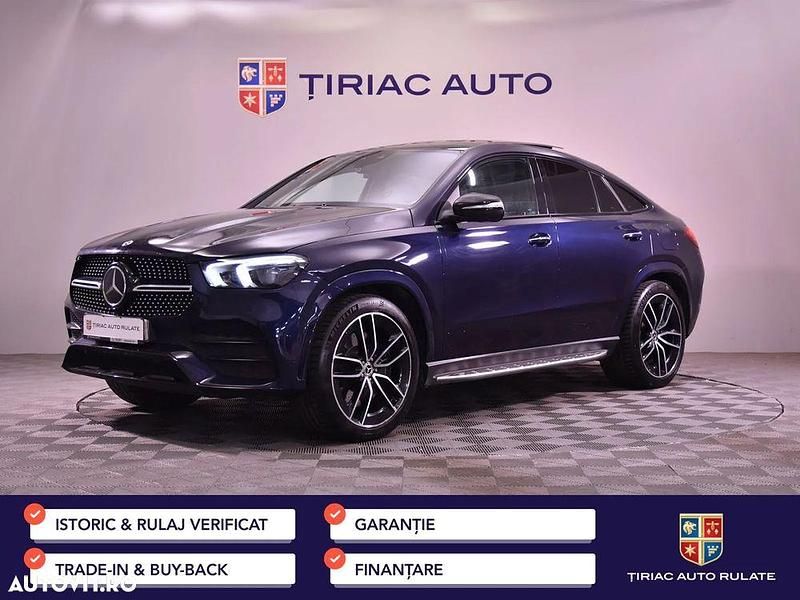 Second-hand Mercedes GLE350 AMG line 319 CP (234 kW) 2022 Culoarealbastru Coupe