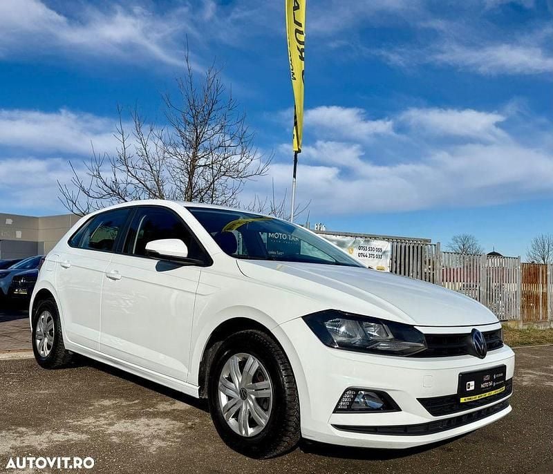 Second-hand VW Polo Trendline 80 CP (58 kW) 2021 Culoarealb Hatchback