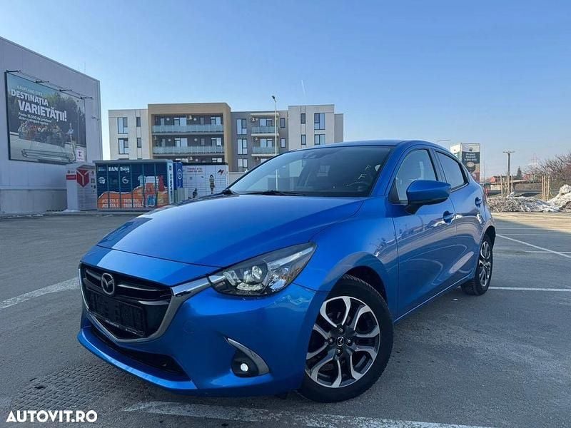 Culoarealbastru Utilizat 2017 Mazda 2 Sports-Line | 7.499 EUR (Super Preț) - Imagine 1/4