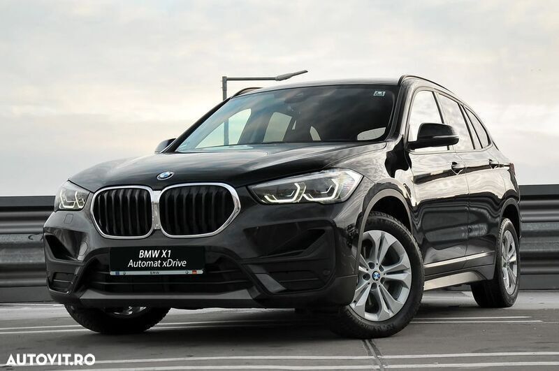 Negru Utilizat 2021 BMW X1 SUV | 19.350 EUR (Preț bun) - Imagine 1/4