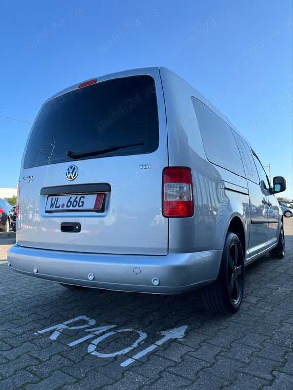 Argintiu Utilizat 2010 VW Caddy Maxi Monovolum | 7.999 EUR - Imagine 1/4