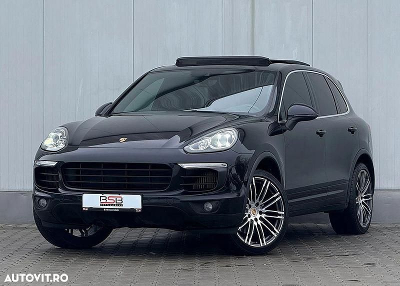 Second-hand Porsche Cayenne S Platinum Edition 420 CP (308 kW) 2015 Culoarenegru SUV