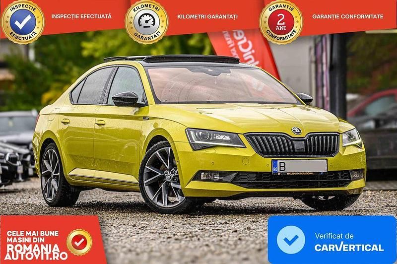 Second-hand Skoda Superb SportLine 272 CP (200 kW) 2019 Culoaregalbeuriu Berlinǎ