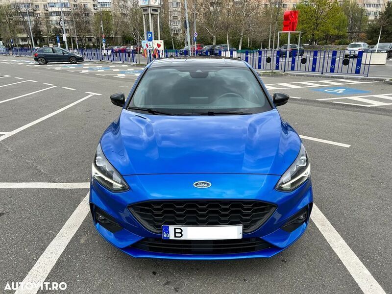 Albastru Utilizat 2019 Ford Focus ST-Line Hatchback | 13.850 EUR (Scump) - Imagine 1/4