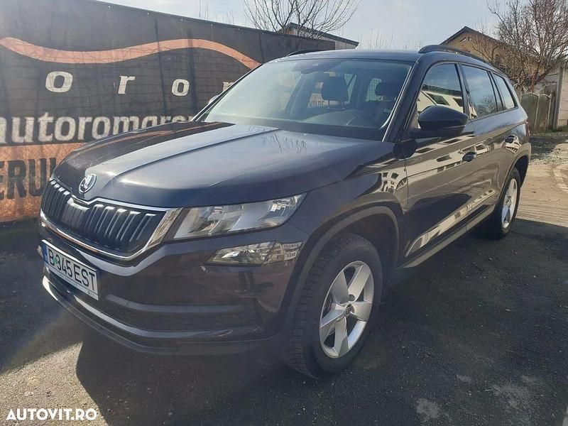 Negru Utilizat 2020 Skoda Kodiaq Ambition SUV | 26.995 EUR (Preț bun) - Imagine 1/4