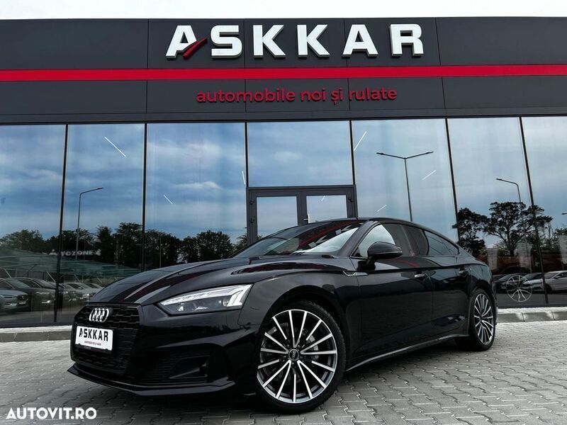 Negru Utilizat 2023 Audi A5 Sportback S-Line Hatchback | 45.980 EUR - Imagine 1/4