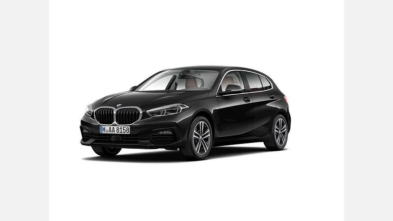 Black sapphire metallic metalizat Utilizat 2023 BMW 118 Advantage Hatchback | 22.966 EUR (Preț OK) - Imagine 1/4