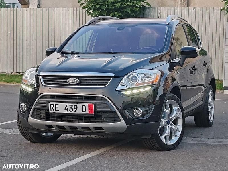 Negru Utilizat 2012 Ford Kuga Titanium SUV | 8.150 EUR (Preț OK) - Imagine 1/4