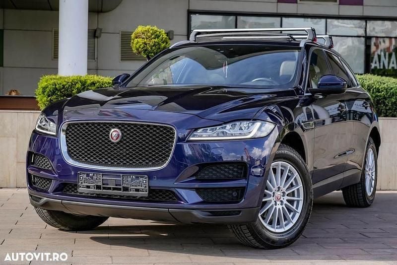Albastru Utilizat 2020 Jaguar F-Pace SUV | 19.980 EUR (Preț bun) - Imagine 1/4
