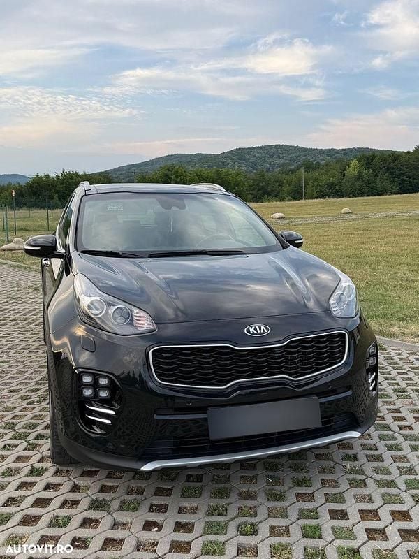 Negru Utilizat 2018 Kia Sportage GT-Line SUV | 18.900 EUR (Puțin scump) - Imagine 1/4