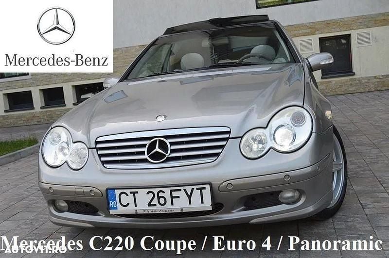 Gri Utilizat 2004 Mercedes C220 Coupe | 4.650 EUR (Puțin scump) - Imagine 1/4