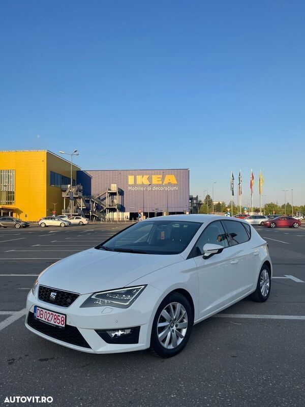 Alb Utilizat 2015 Seat Leon FR Hatchback | 9.999 EUR (Scump) - Imagine 1/4