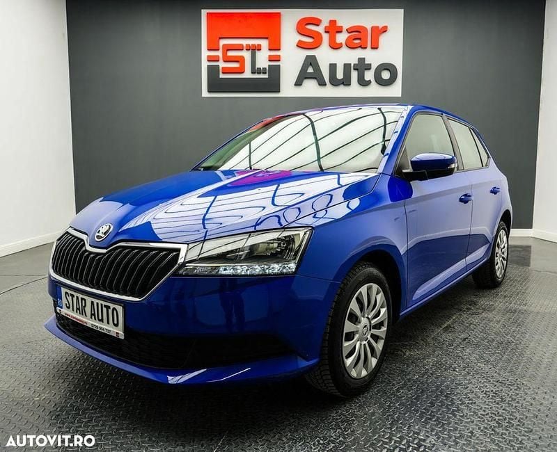 Culoarealbastru Utilizat 2021 Skoda Fabia Style Hatchback | 8.490 EUR (Preț bun) - Imagine 1/4