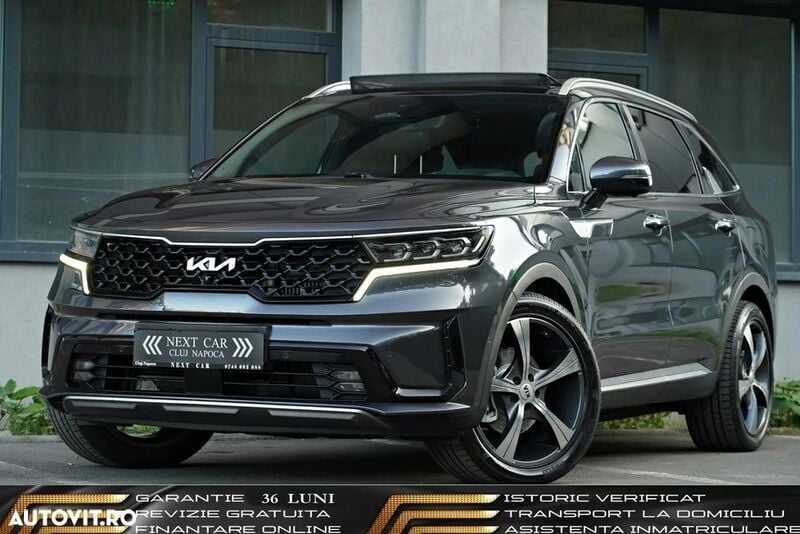 Gri Utilizat 2022 Kia Sorento Premium SUV | 31.999 EUR - Imagine 1/4