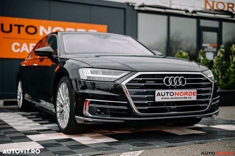 Negru Utilizat 2018 Audi A8 Berlinǎ | 51.500 EUR (Scump) - Imagine 1/4