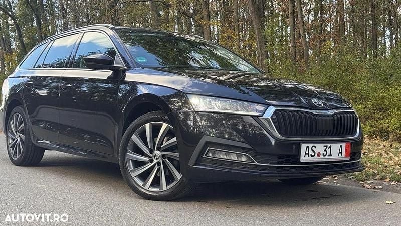 Culoarenegru Utilizat 2020 Skoda Octavia SportLine Break | 15.300 EUR (Preț OK) - Imagine 1/4