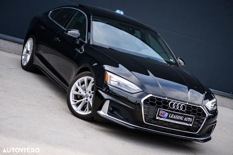 Negru Utilizat 2020 Audi A5 Sport Coupe | 31.917 EUR (Scump) - Imagine 1/4