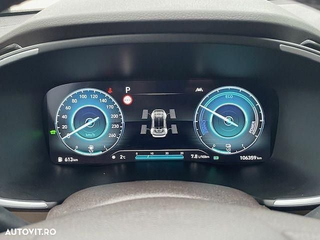 Second-hand Hyundai Santa Fe 230 CP (169 kW) 2022 Culoareverde SUV