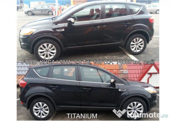 Second-hand Ford Kuga Titanium 140 CP (102 kW) 2011 Negru SUV