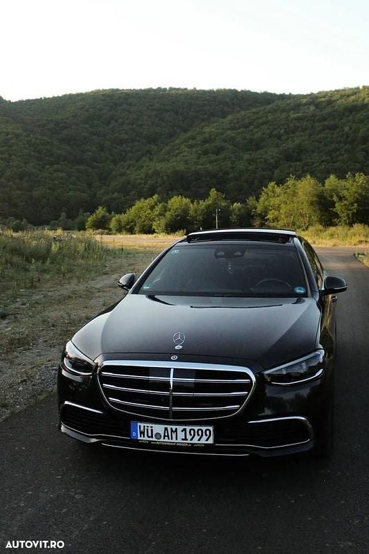 Negru Utilizat 2021 Mercedes S450 Berlinǎ | 61.105 EUR (Preț bun) - Imagine 1/4