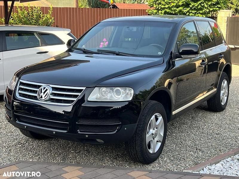Negru Utilizat 2006 VW Touareg SUV | 3.500 EUR (Super Preț) - Imagine 1/4