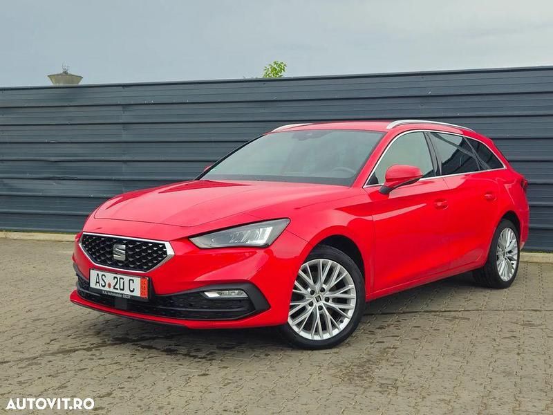 Rosu Utilizat 2022 Seat Leon XCELLENCE Break | 13.990 EUR (Preț bun) - Imagine 1/4