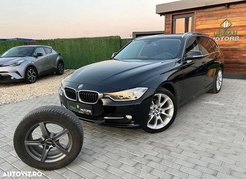 Negru Utilizat 2013 BMW 320 Sport Line Break | 10.400 EUR (Preț OK) - Imagine 1/4