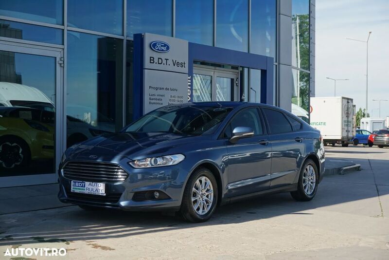 Albastru Utilizat 2018 Ford Mondeo Berlinǎ | 16.777 EUR (Scump) - Imagine 1/4