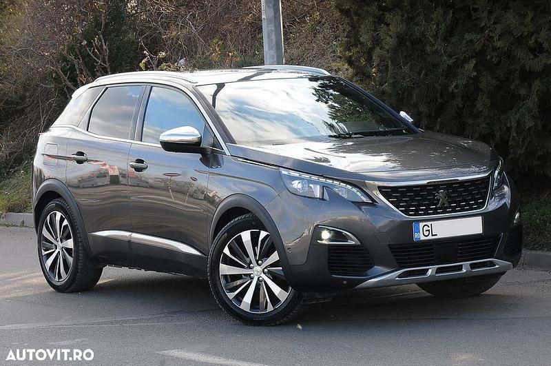 Gri Utilizat 2018 Peugeot 3008 GT SUV | 16.290 EUR (Puțin scump) - Imagine 1/4