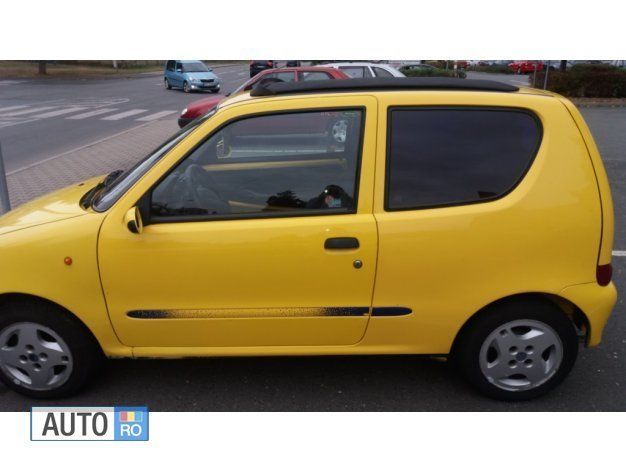 Second-hand Fiat Seicento 54 CP (39 kW) 1998 Galben Hatchback