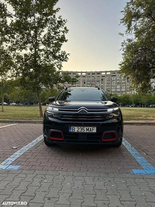 Negru Utilizat 2020 Citroën C5 Aircross Shine SUV | 21.800 EUR (Preț OK) - Imagine 1/4