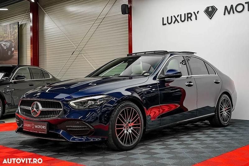 Culoarealbastru Utilizat 2021 Mercedes C220 Berlinǎ | 37.510 EUR (Scump) - Imagine 1/4